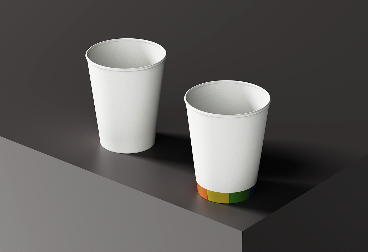 Water cup，Rainbow color，distinguish，Avoid waste，