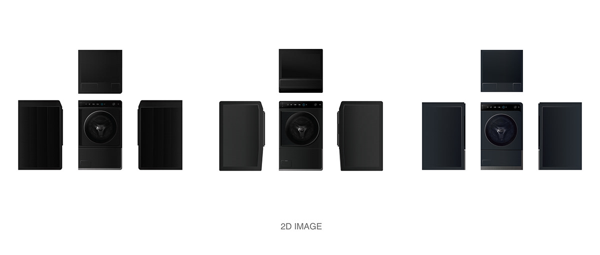 Washing machine，Drum washing machine，black，practical，