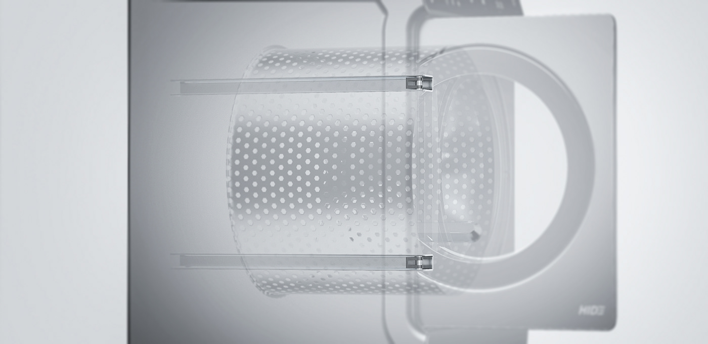 Washing machine，Drum washing machine，black，practical，