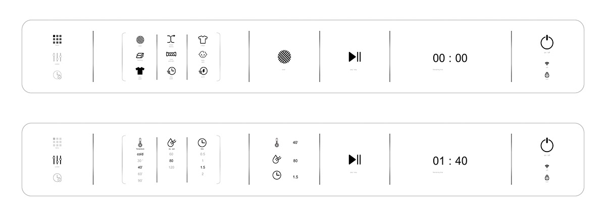 Washing machine，Drum washing machine，black，practical，