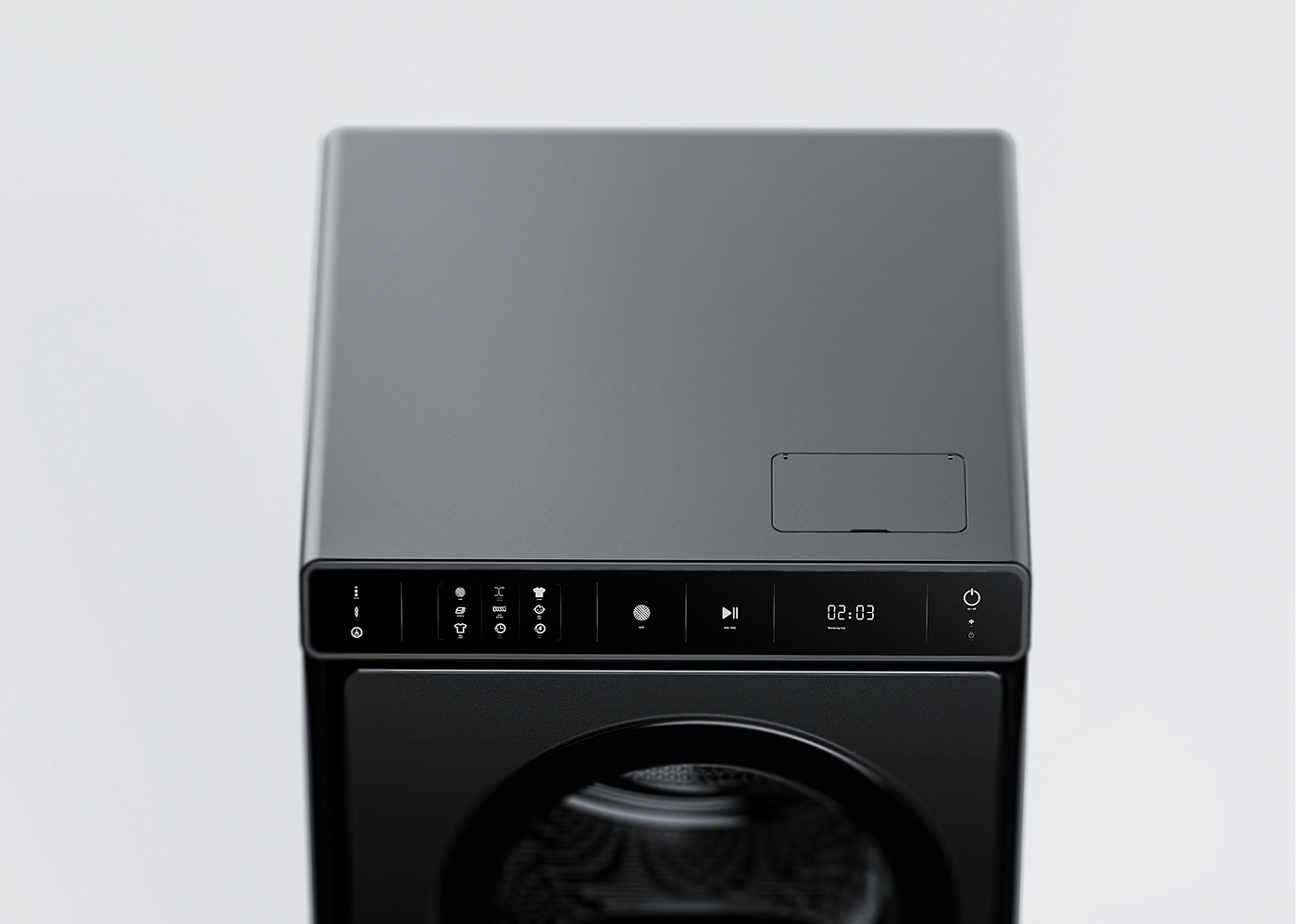 Washing machine，Drum washing machine，black，practical，