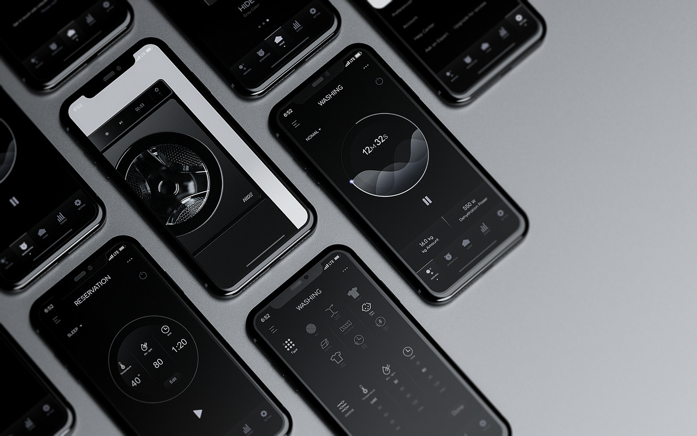 Washing machine，Drum washing machine，black，practical，