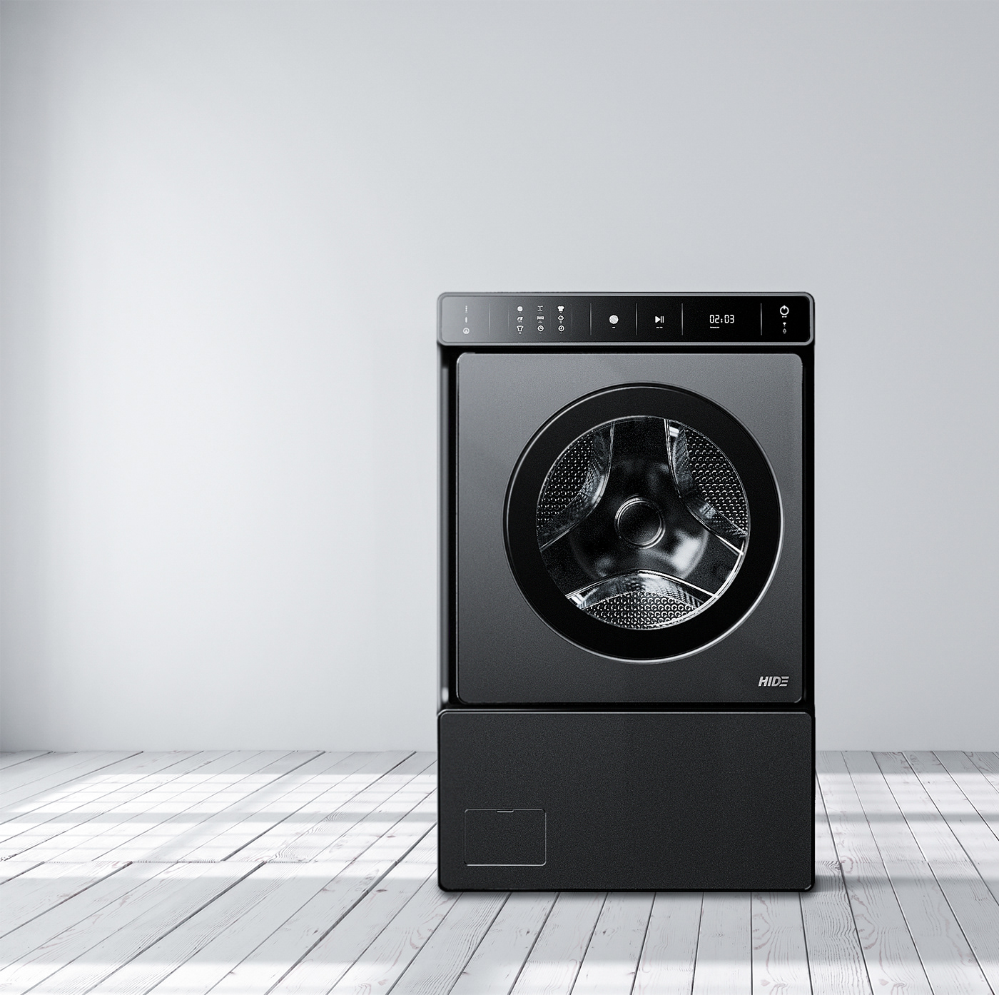 Washing machine，Drum washing machine，black，practical，