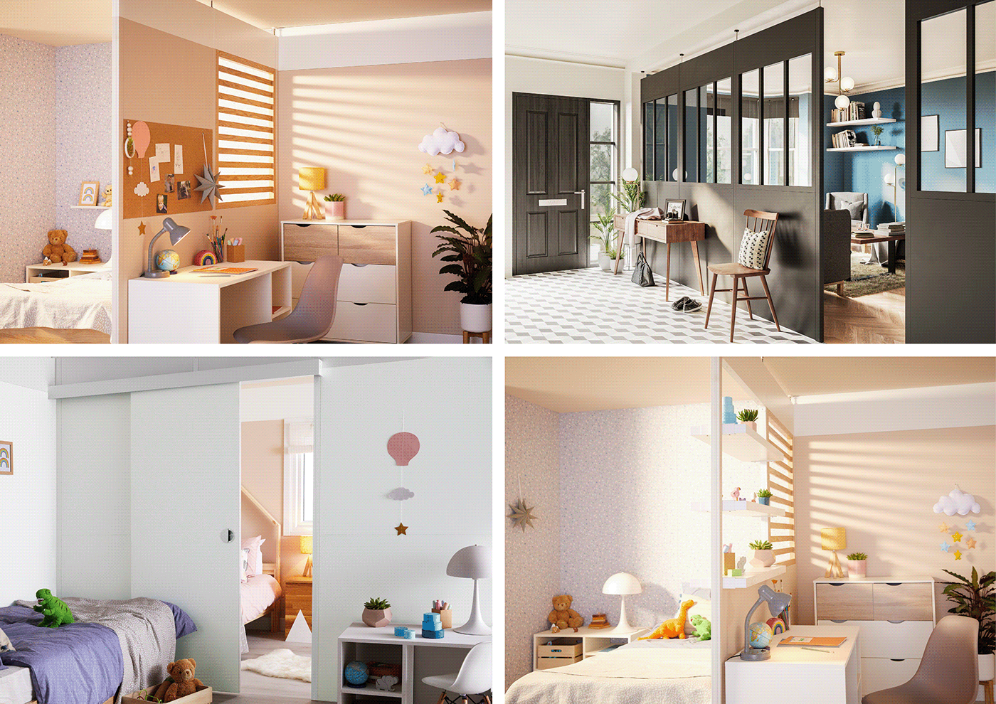 Alara Room Divider——可定制隔板系统,更好的利用你的空间 - 普象网
