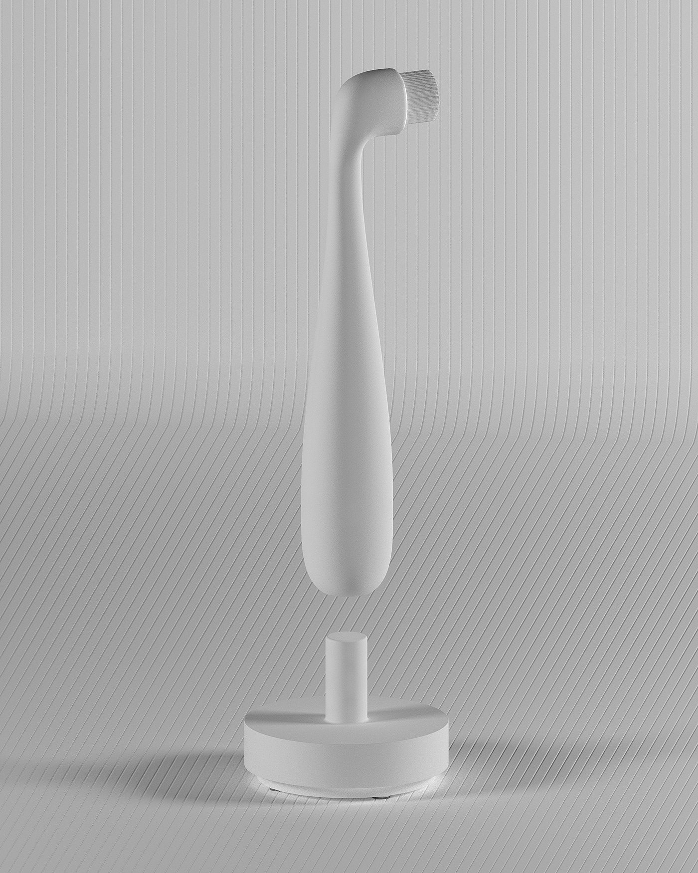 toothbrush，white，Simplicity，