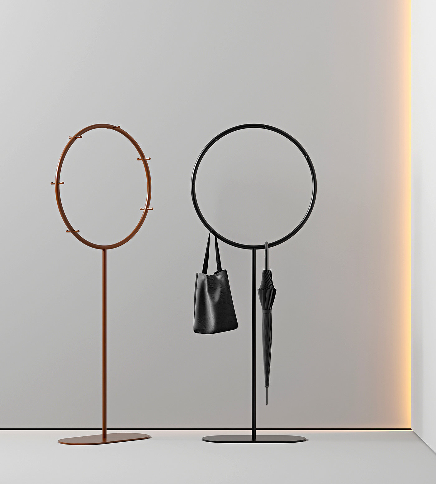 coat hanger，Tubular，circular，originality，