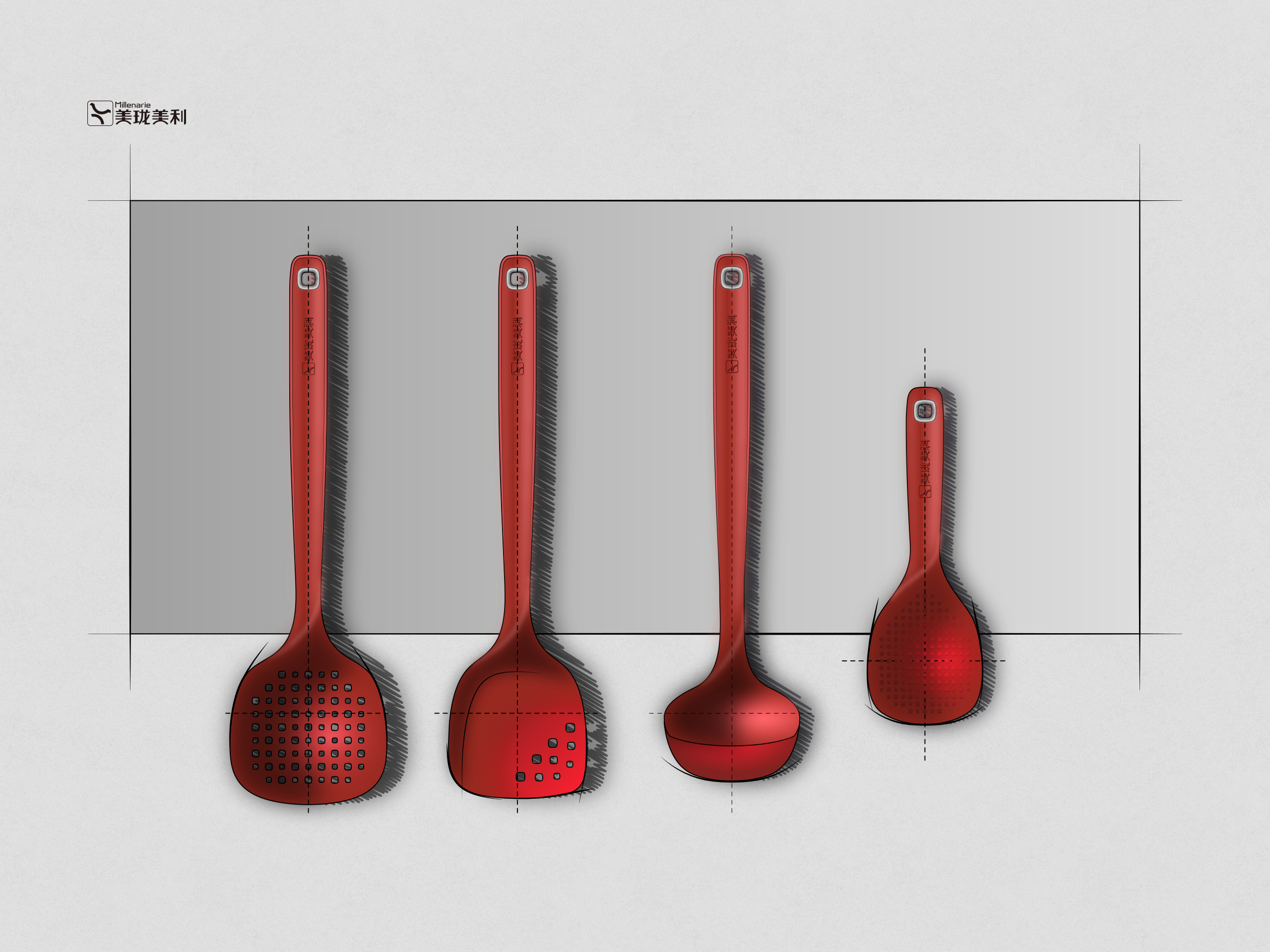 Kitchenware，silica gel，Tableware，Housewear & Furnishings，Hand drawn / sketched，Development process，