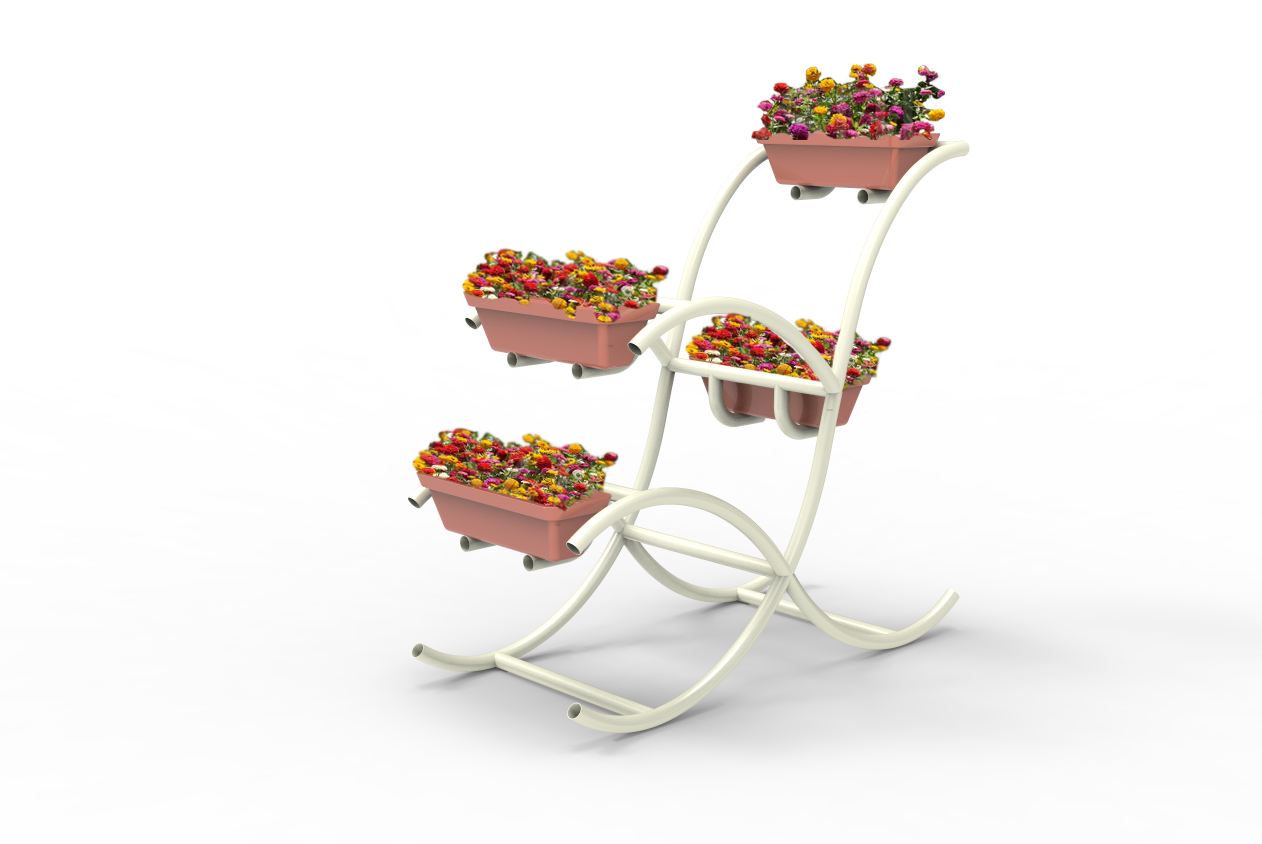 Flower rack, outdoor,，