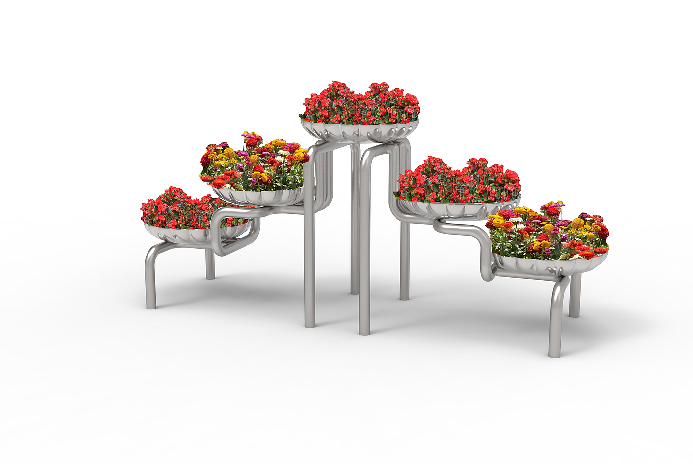 Flower rack, outdoor,，
