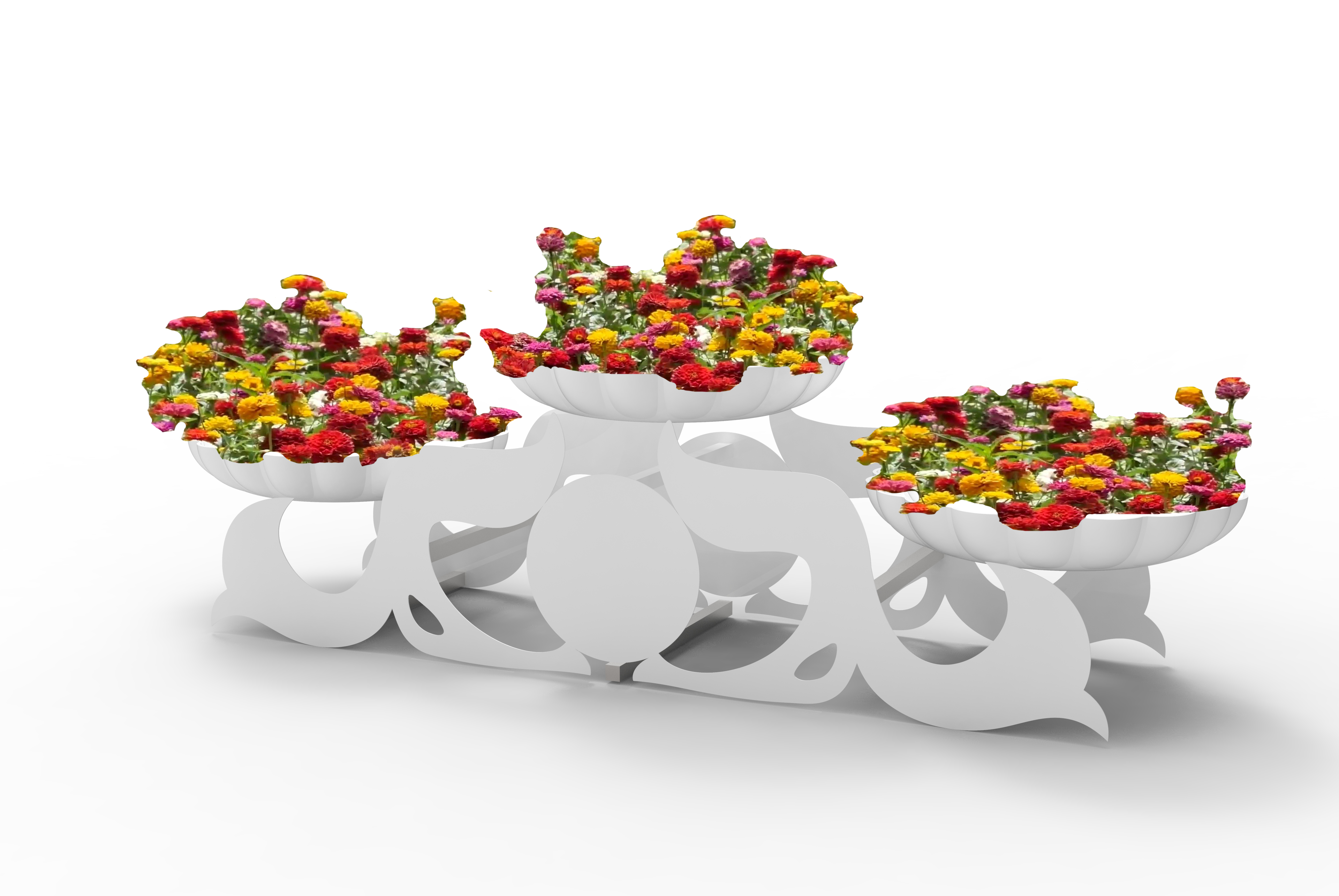 Flower rack, outdoor,，