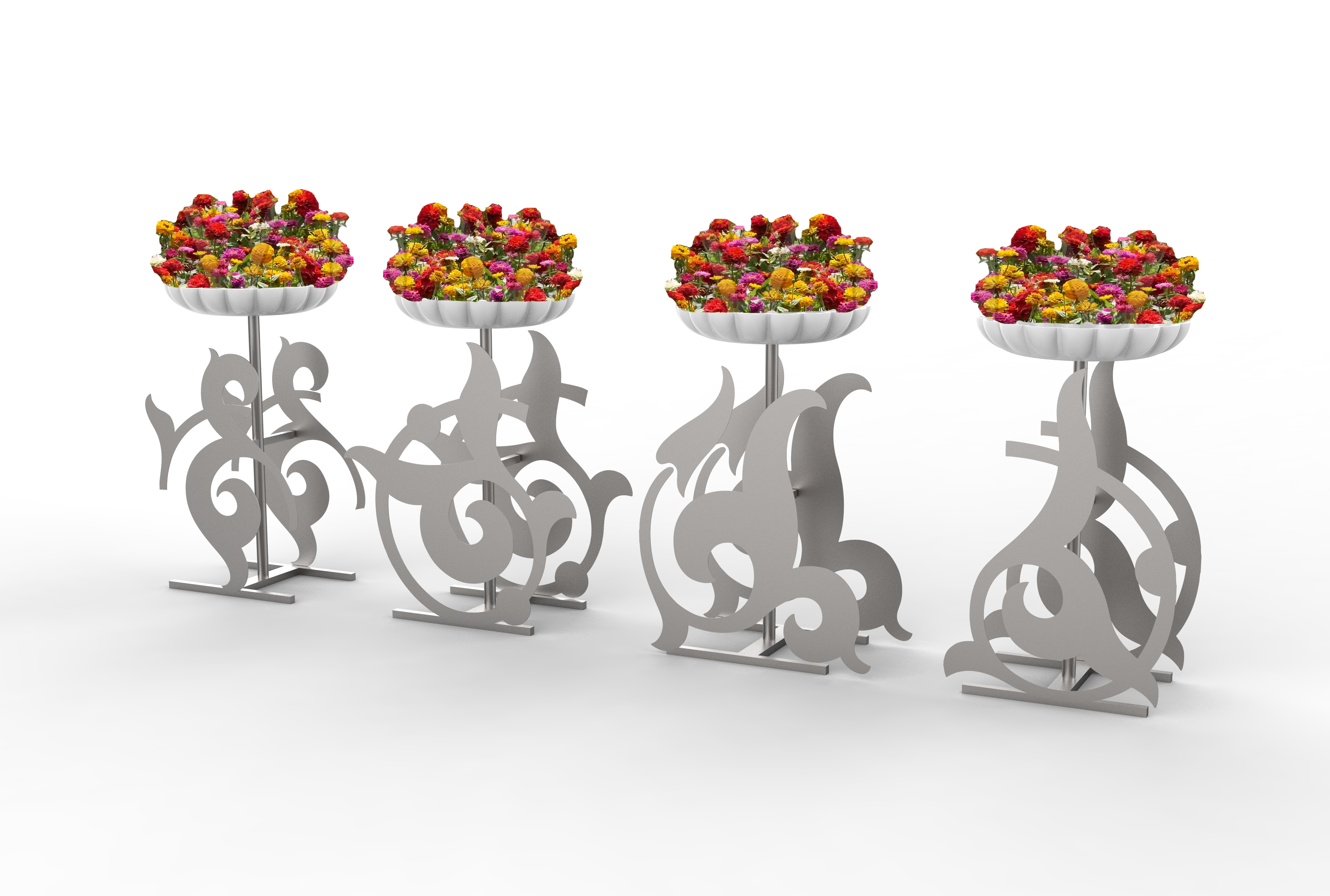 Flower rack, outdoor,，