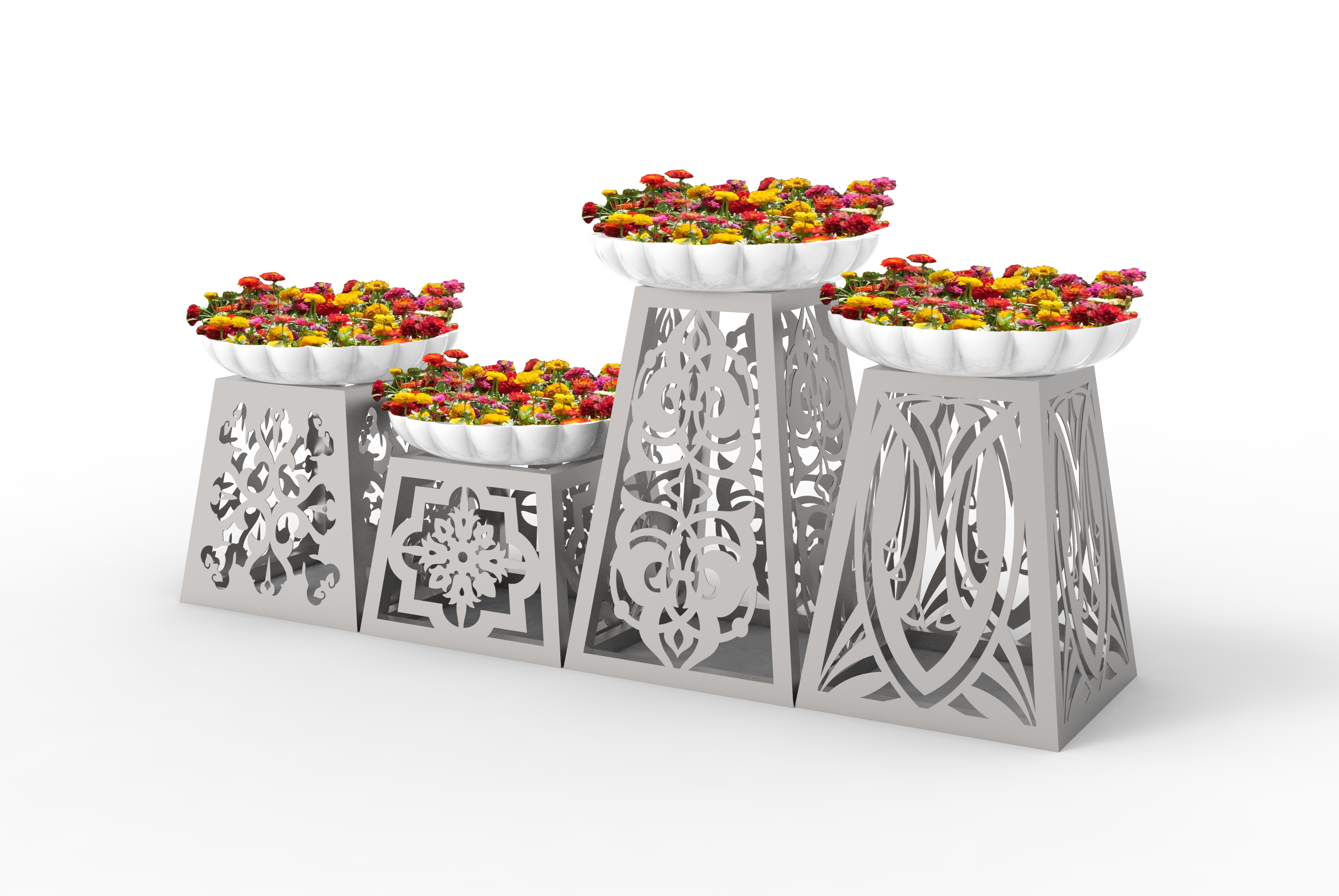 Flower rack, outdoor,，