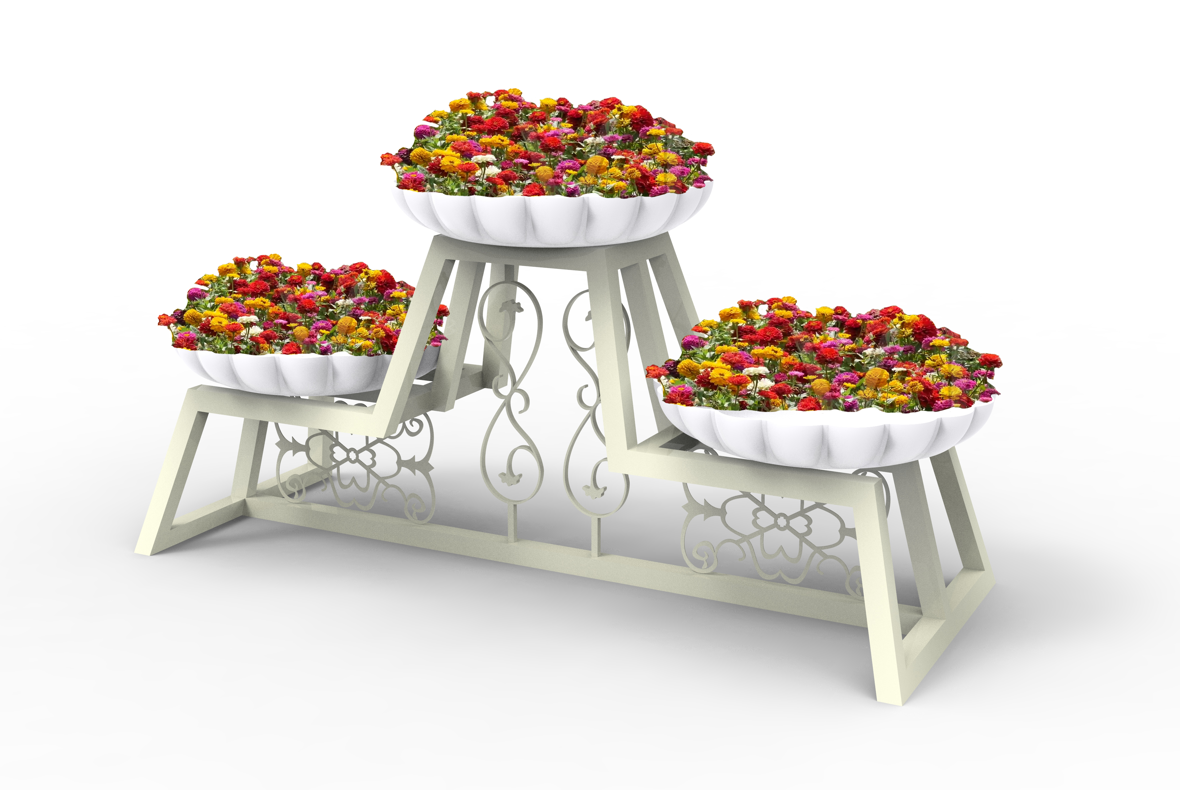 Flower rack, outdoor,，