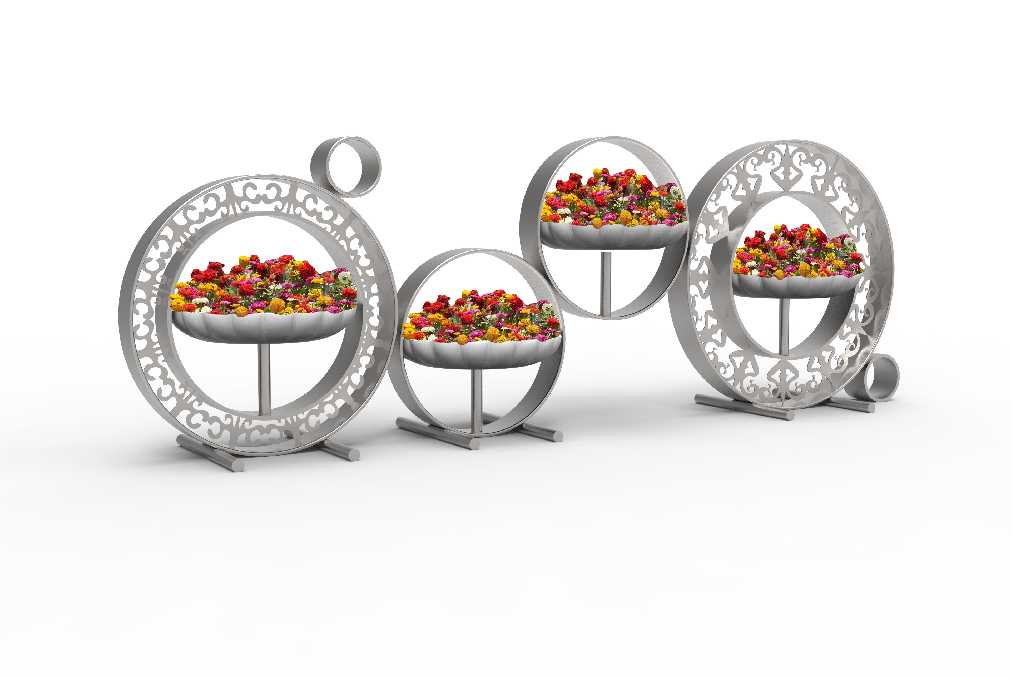 Flower rack, outdoor,，