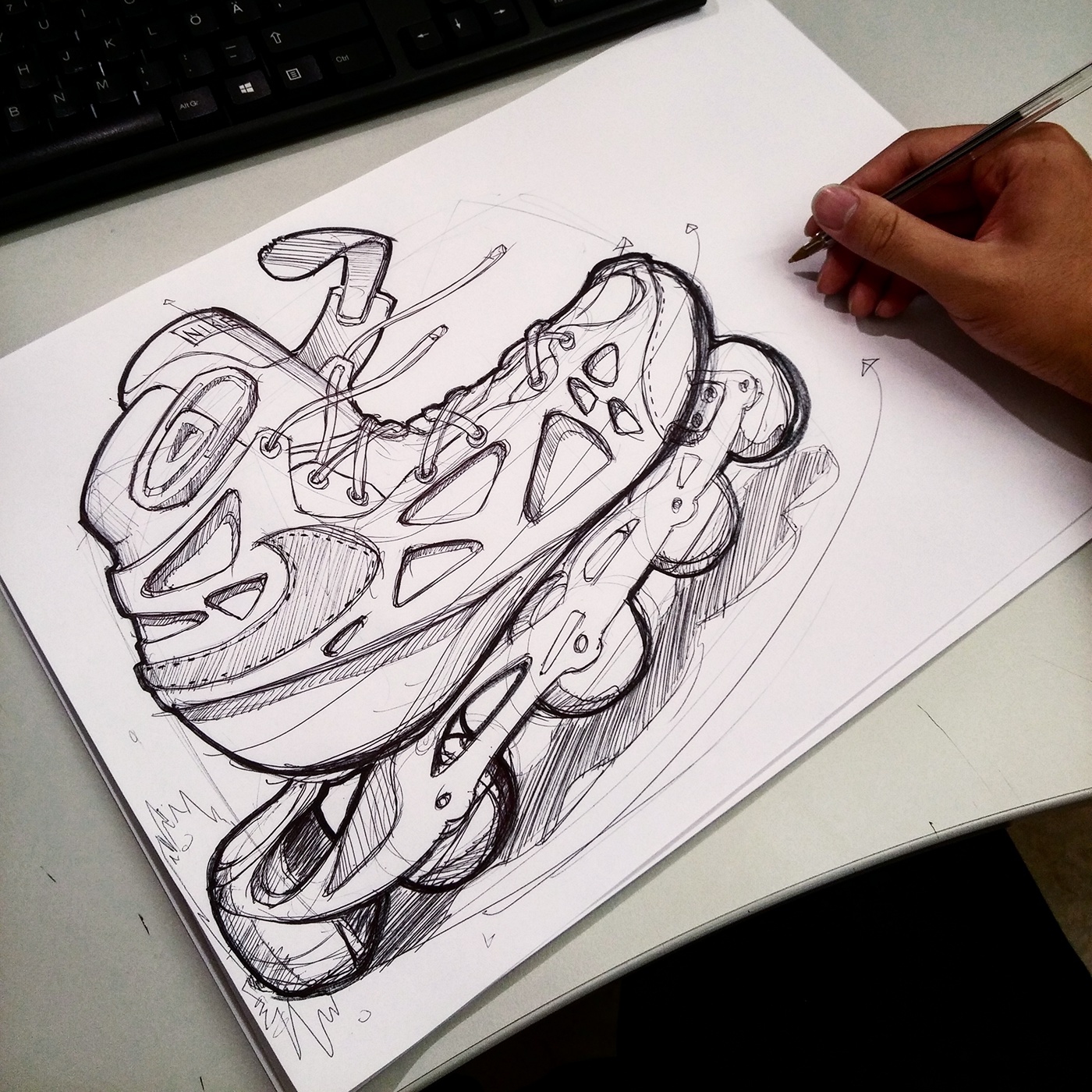 Jonny Tran，marker pen，product，sketch，Hand drawn，