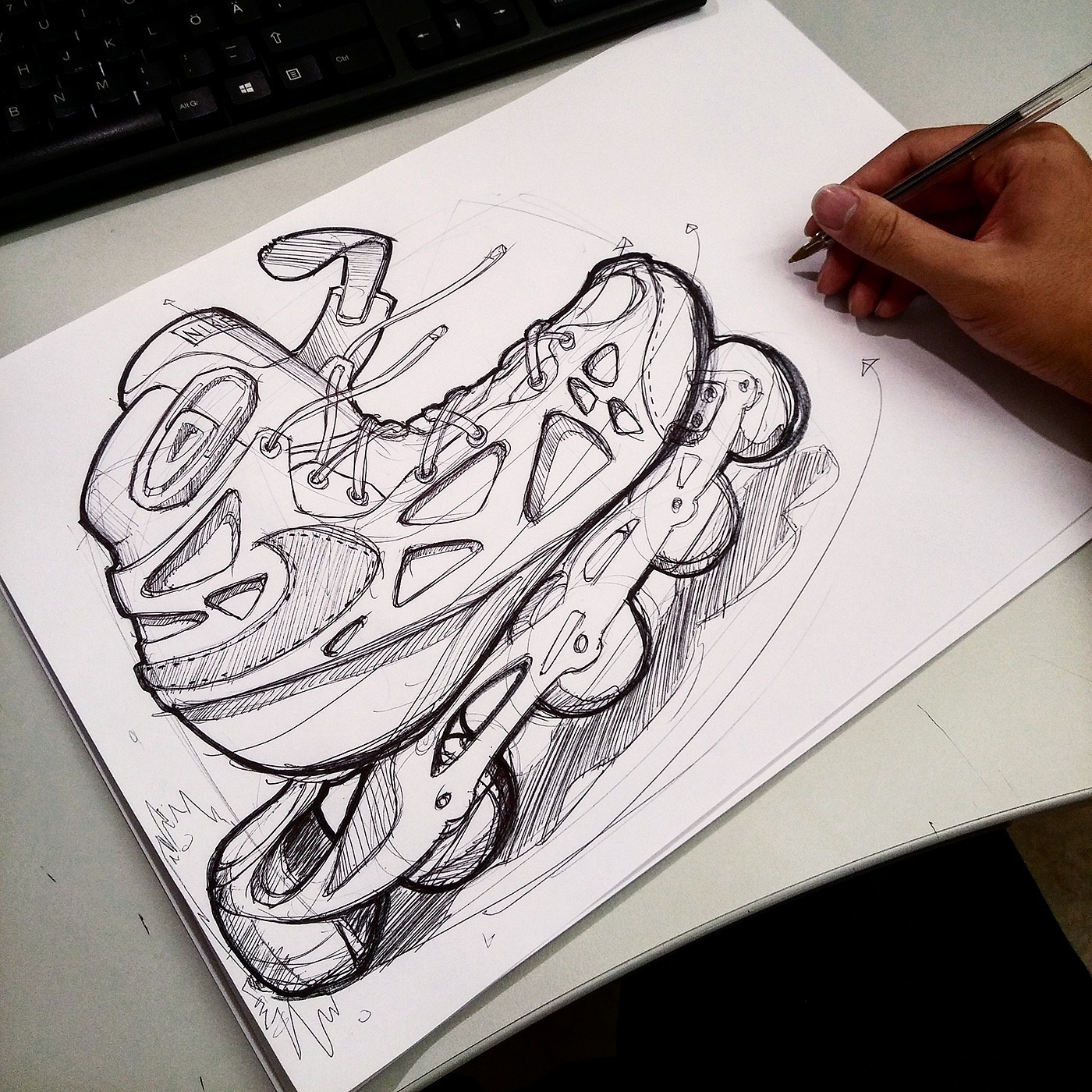 Jonny Tran，marker pen，product，sketch，Hand drawn，