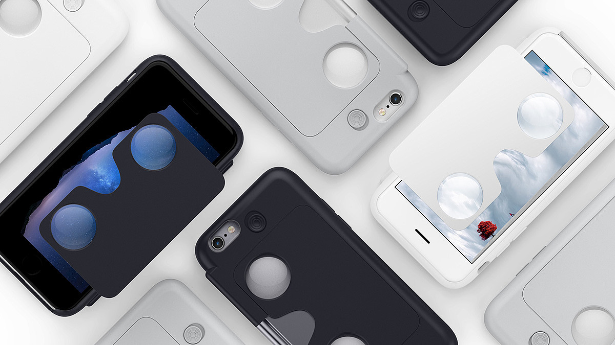 vr，Mobile phone shell，figment，Spring device，virtual reality，Soft silicon，High quality anodized aluminum，durable，