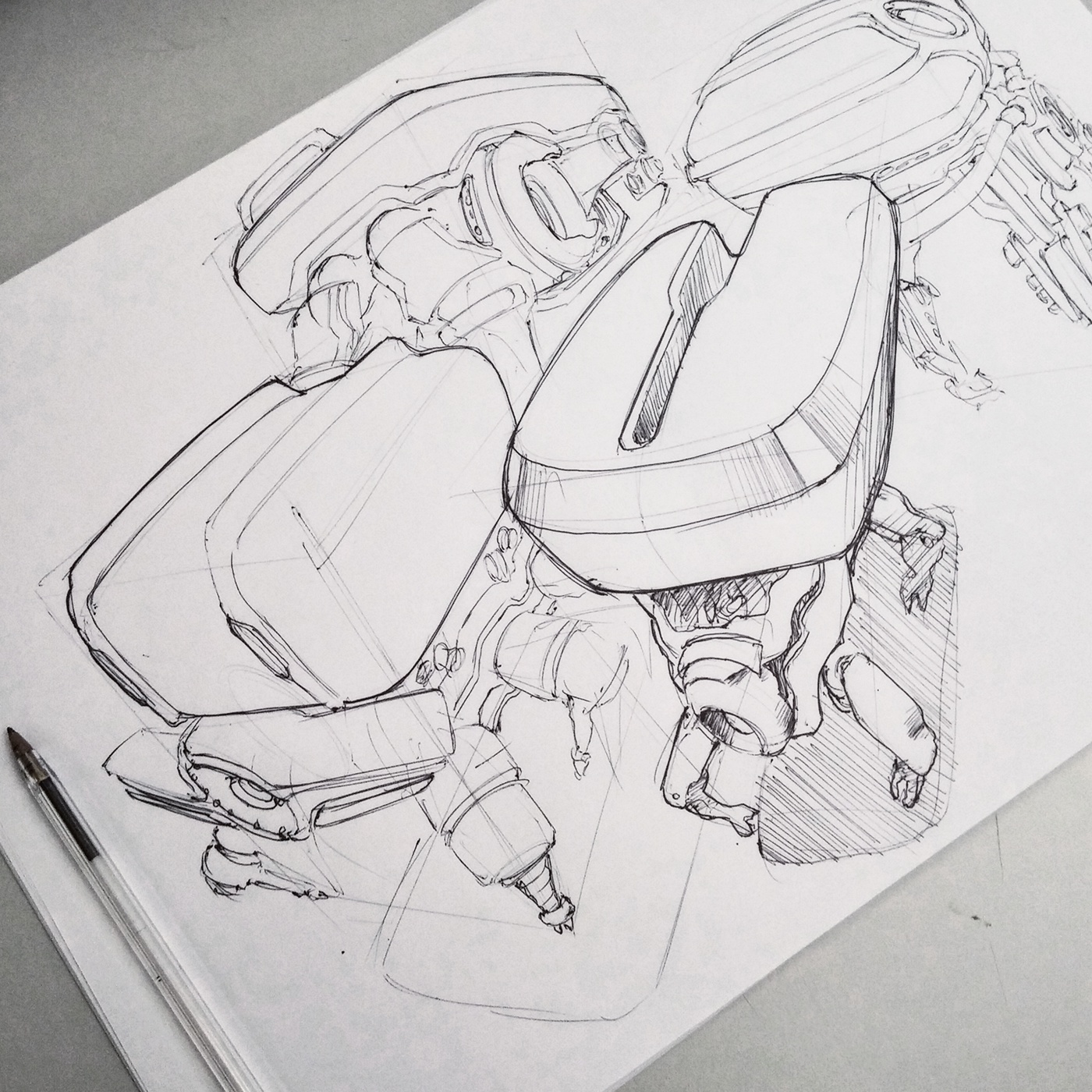 Jonny Tran，marker pen，product，sketch，Hand drawn，