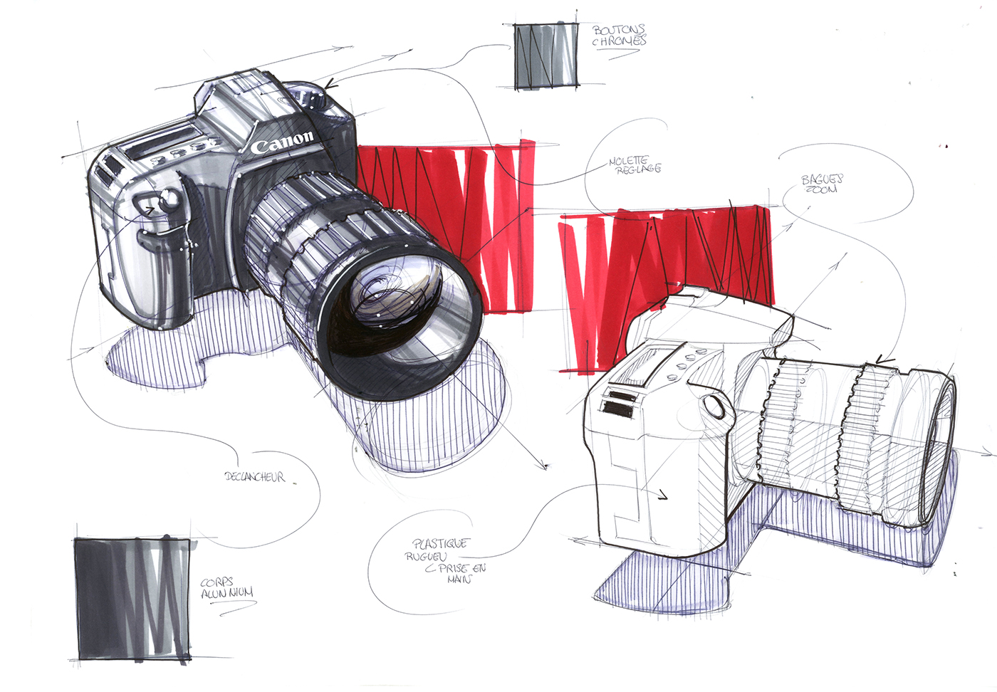 sketch，marker pen，Tristan Riaud，Hand drawn products，ps，