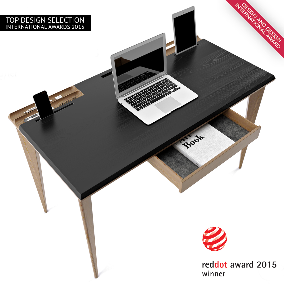 grace，solid wood，ollly，furniture，Table，2015 red dot award，