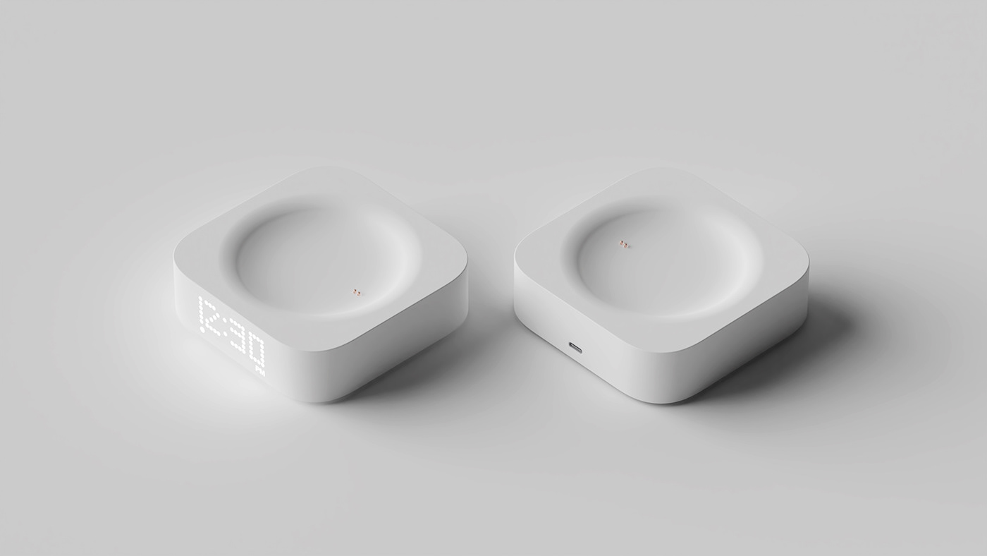 white，CASPER，alarm clock，time，lighting，