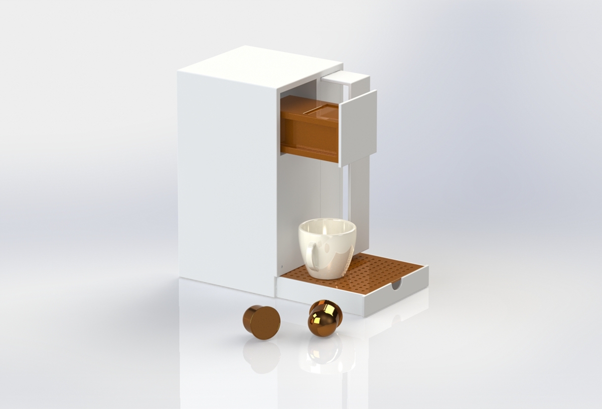 Coffee machine，small-scale，concise，Household Electric Appliances，