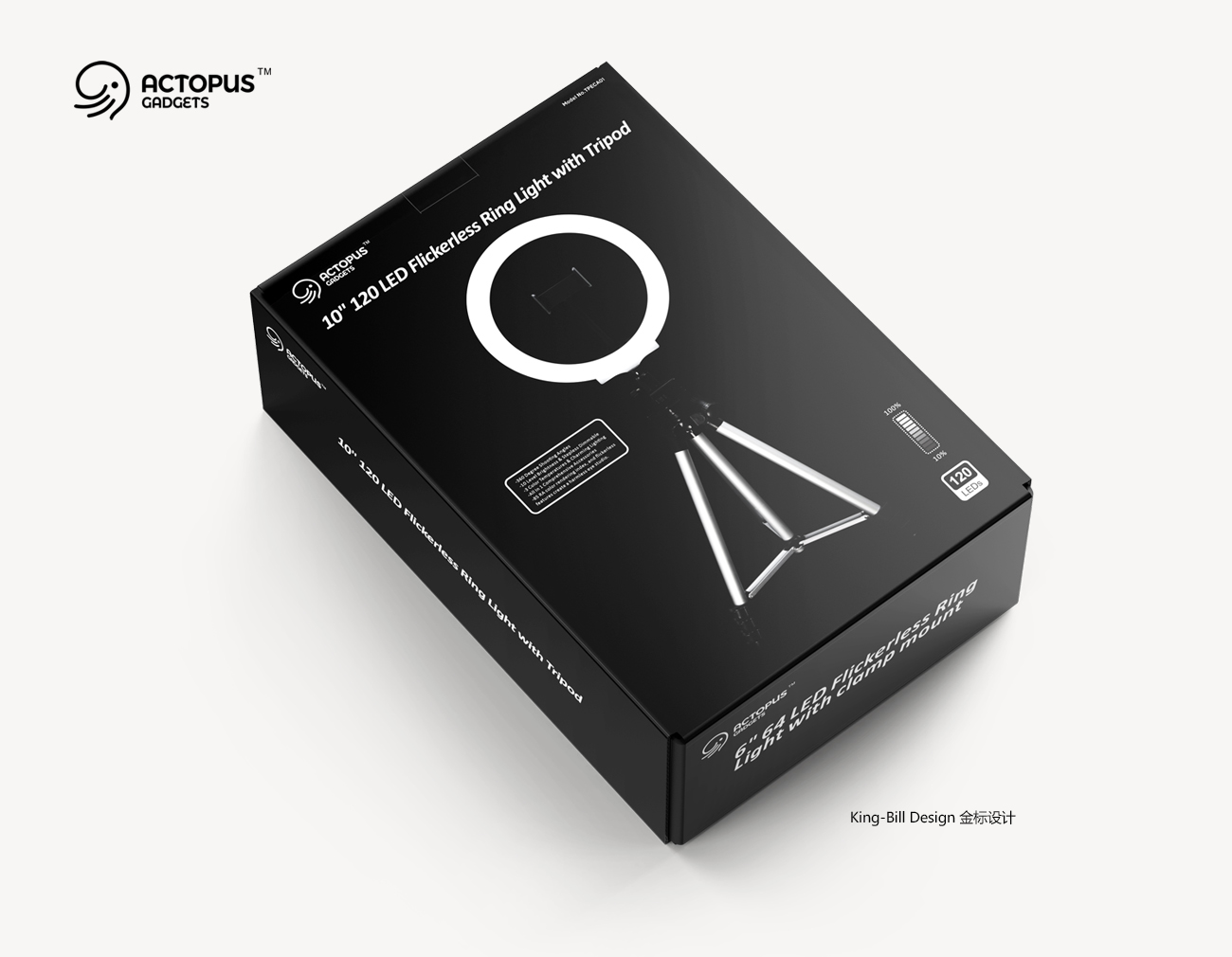 Brand packaging design，Live broadcast products，E-commerce brand，Amazon，Gold standard design，