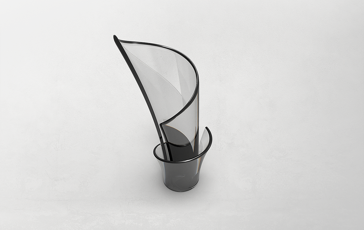 Zen，Flower art，vase，industrial design，Glass，Acrylic，flower arrangement，Arts and Crafts，