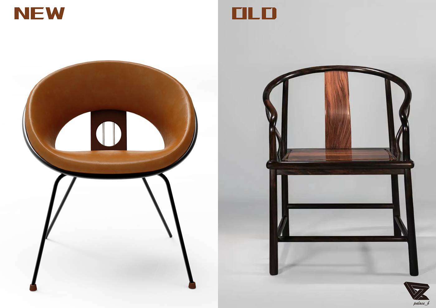 New Chinese furniture，National style，Log wind，Modern minimalism，