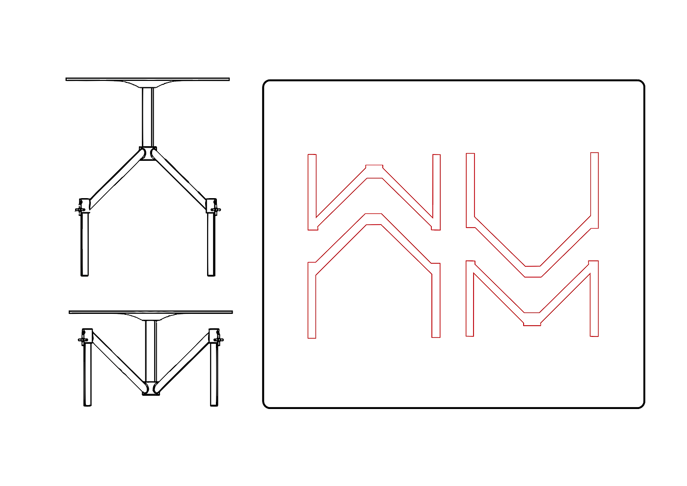 桌子，家具，REVERSE，咖啡桌，边桌，