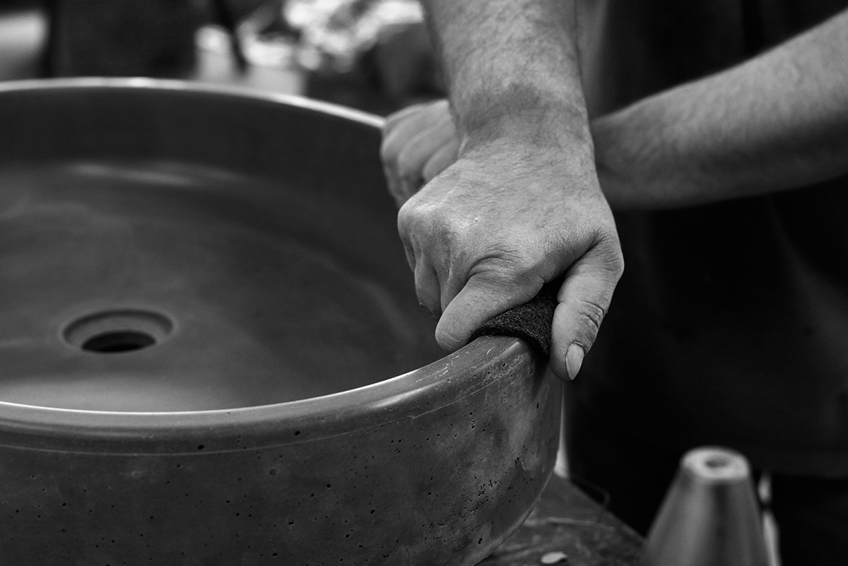 Washbasin，pool，Ovum concrete washbasin，texture，Natural bubble，
