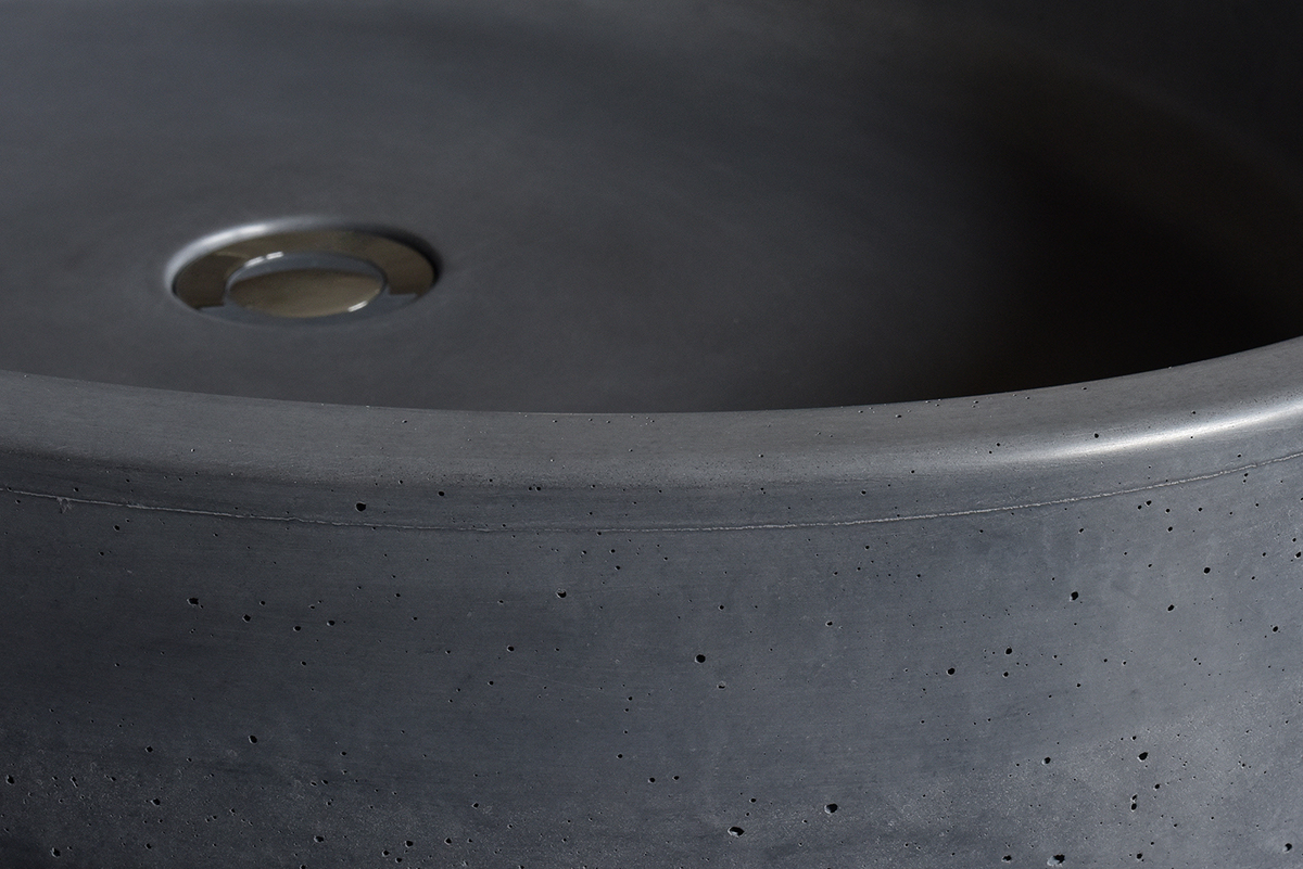 Washbasin，pool，Ovum concrete washbasin，texture，Natural bubble，