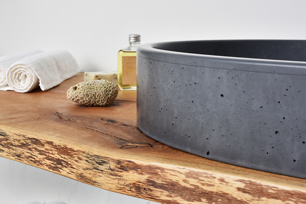 Washbasin，pool，Ovum concrete washbasin，texture，Natural bubble，