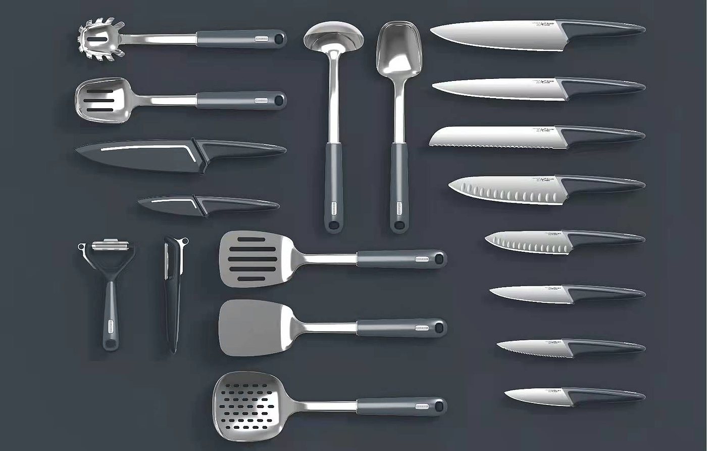 厨刀、果皮刀、刮刨、厨具系列产品设计，