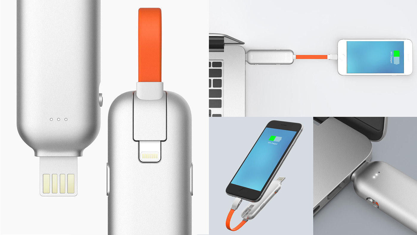 portable battery，multi-function，mobile phone，data line，Apple，