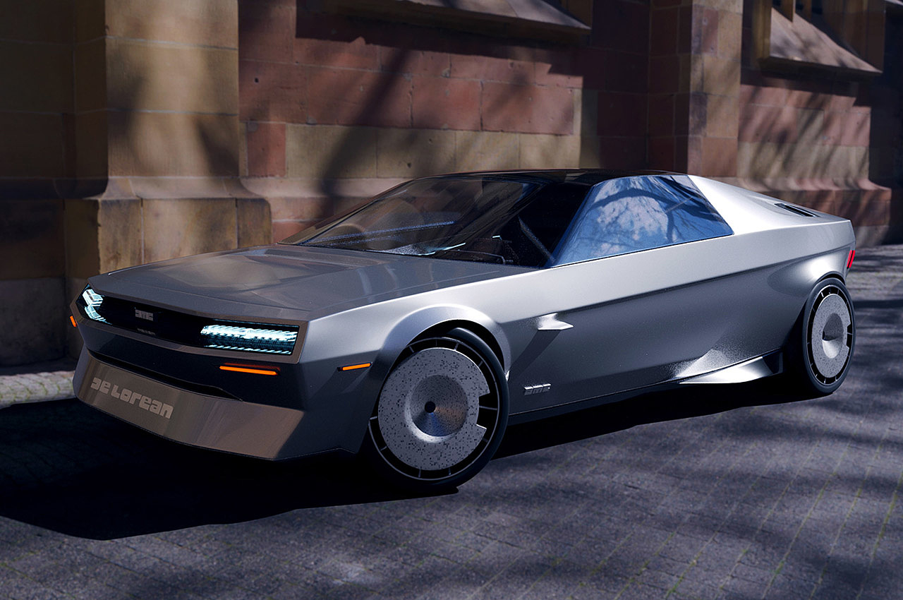 DeLorean，电动汽车，两座，EV 氛围，