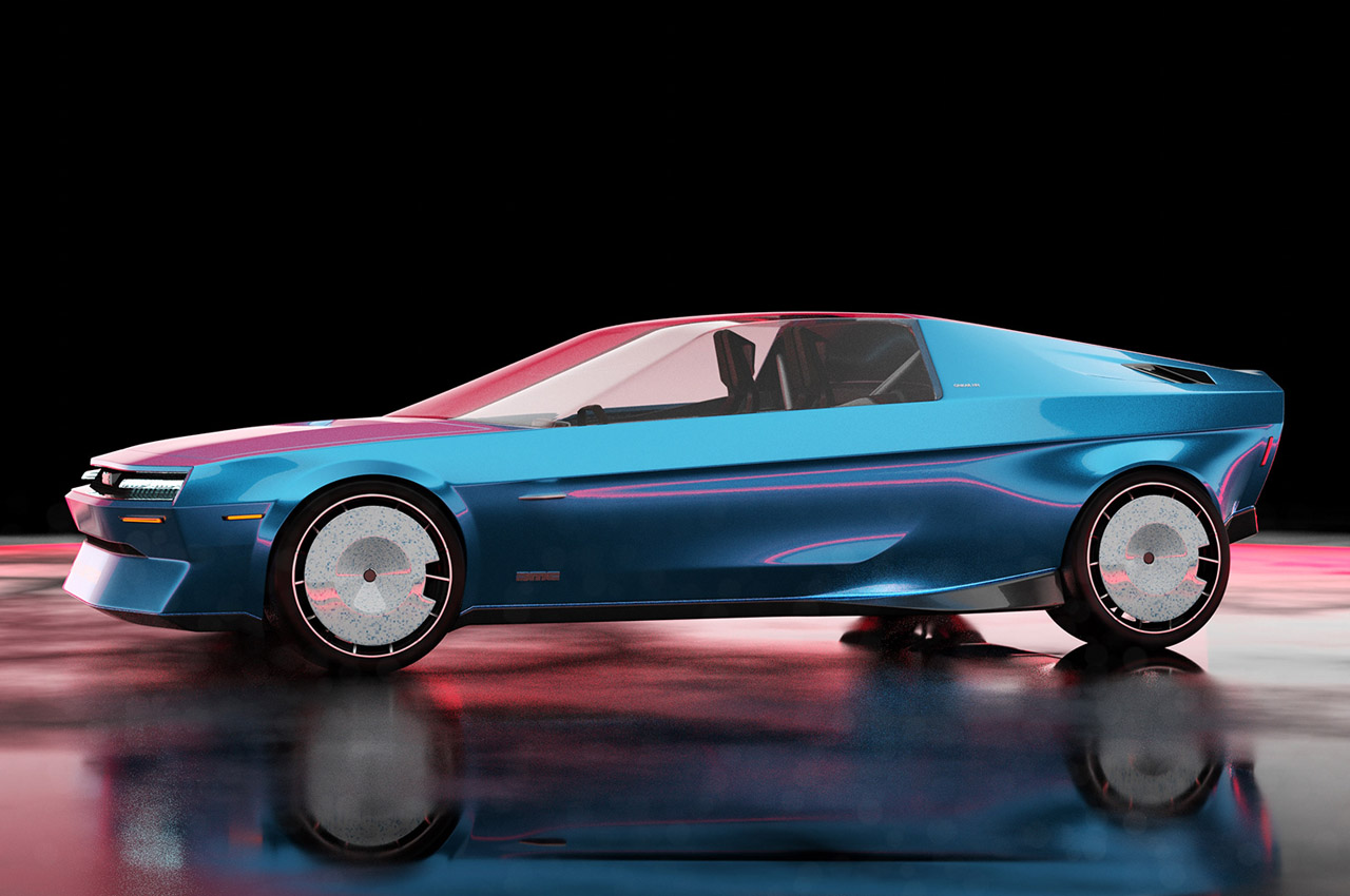 DeLorean，electric vehicle，Two seats，EV atmosphere，