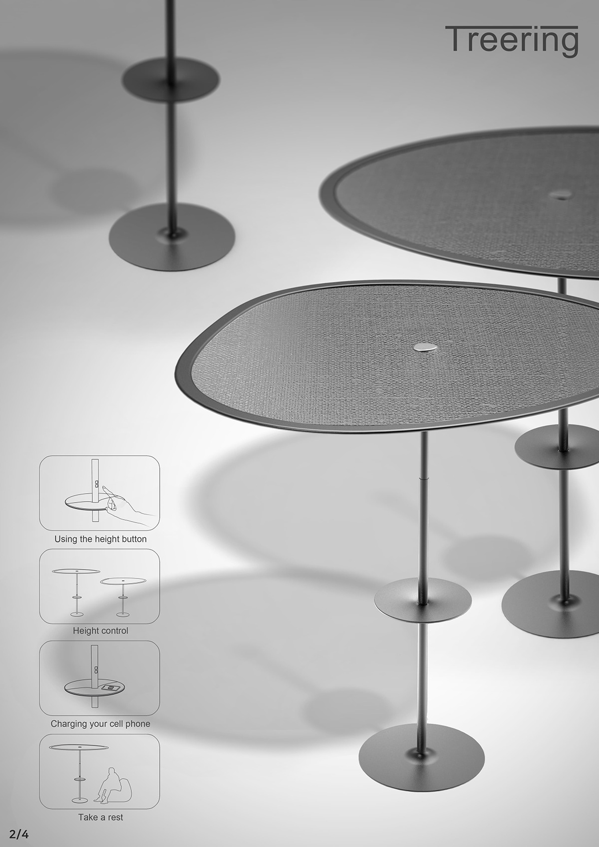 sunshade，outdoors，Wireless charging，