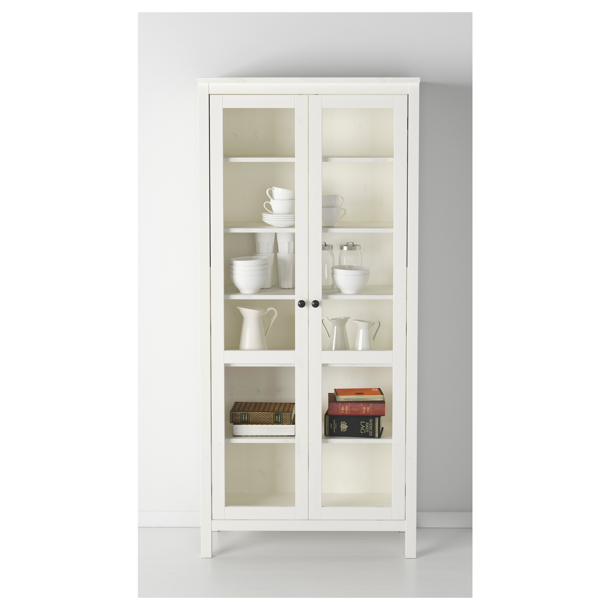 宜家汉尼斯玻璃门柜 ikea hemnes 903.717.70