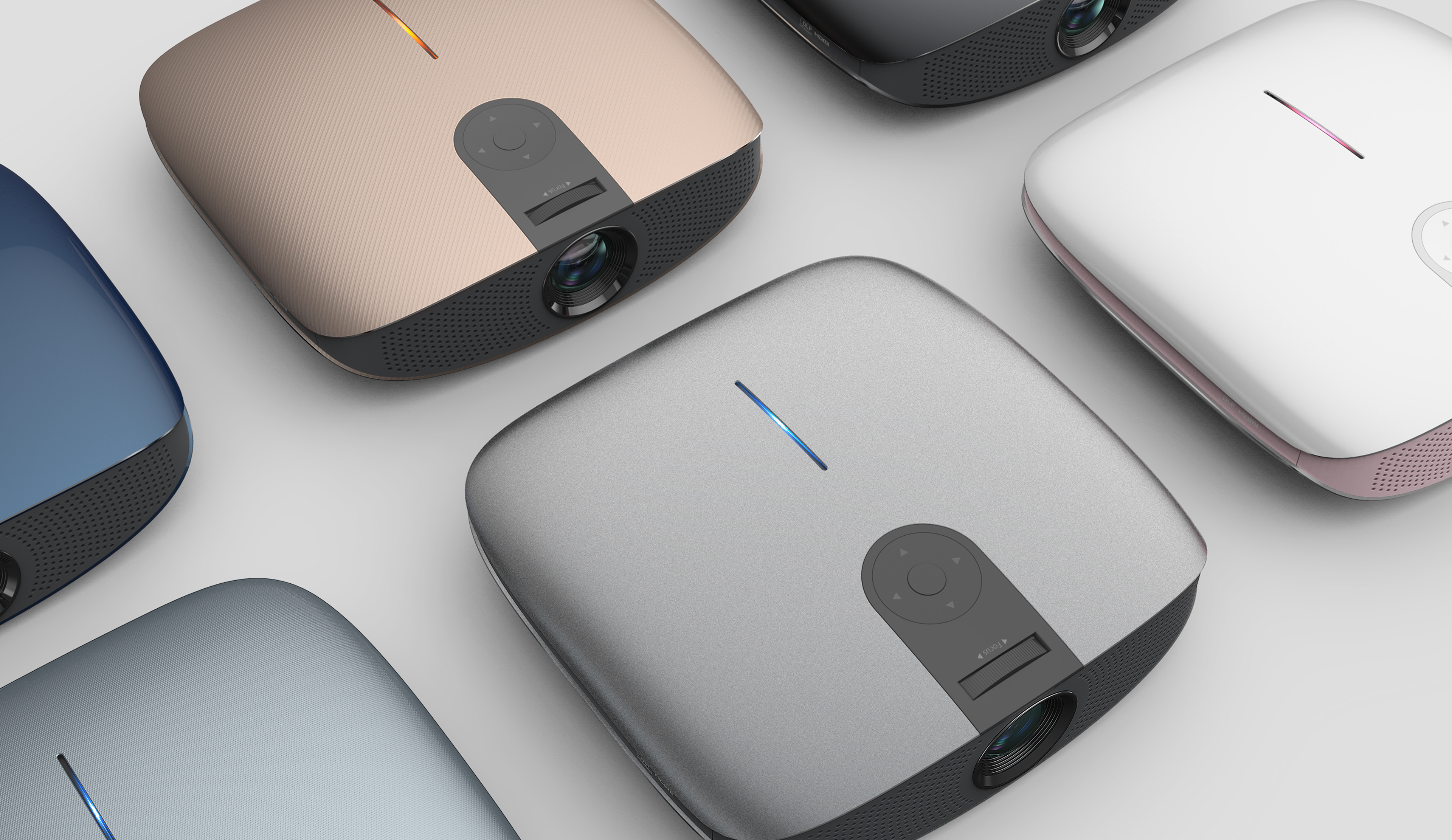 ufo，Projector，Button，concise，simple，