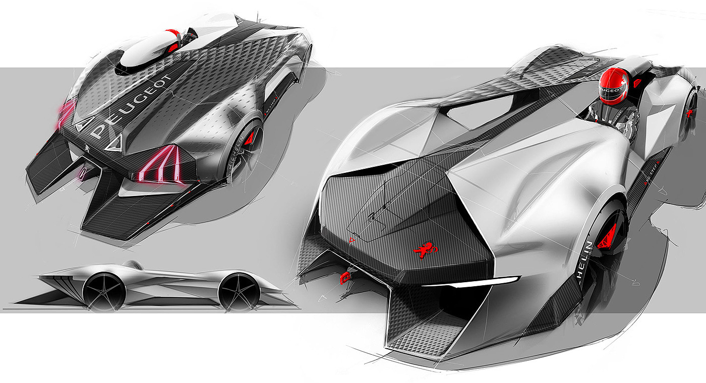 beautiful，automobile，brand，conceptual design，Sports car，