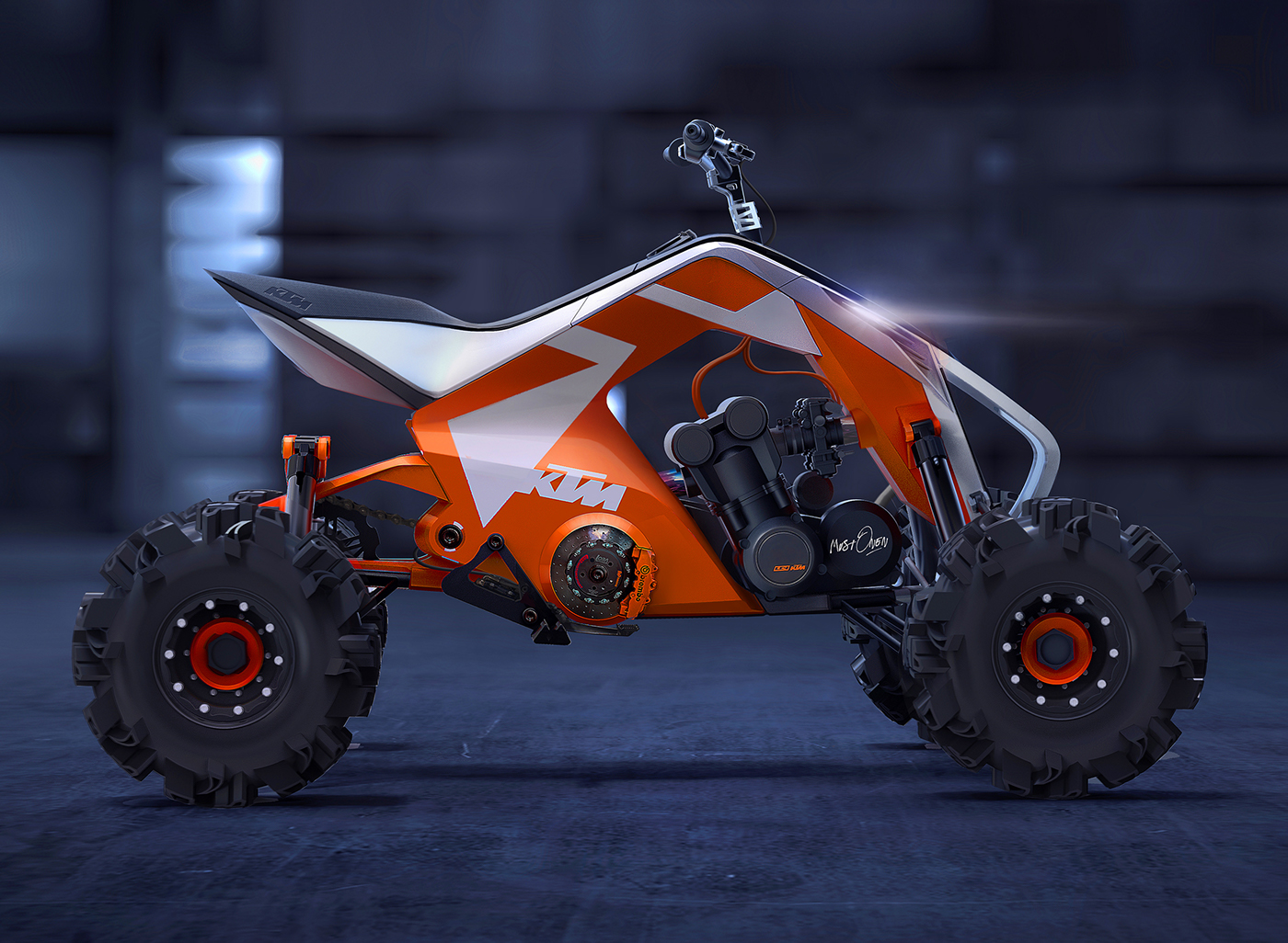 KTM X2 HYBRID，Hybrid electric vehicle，ATV snowmobile，vehicle，