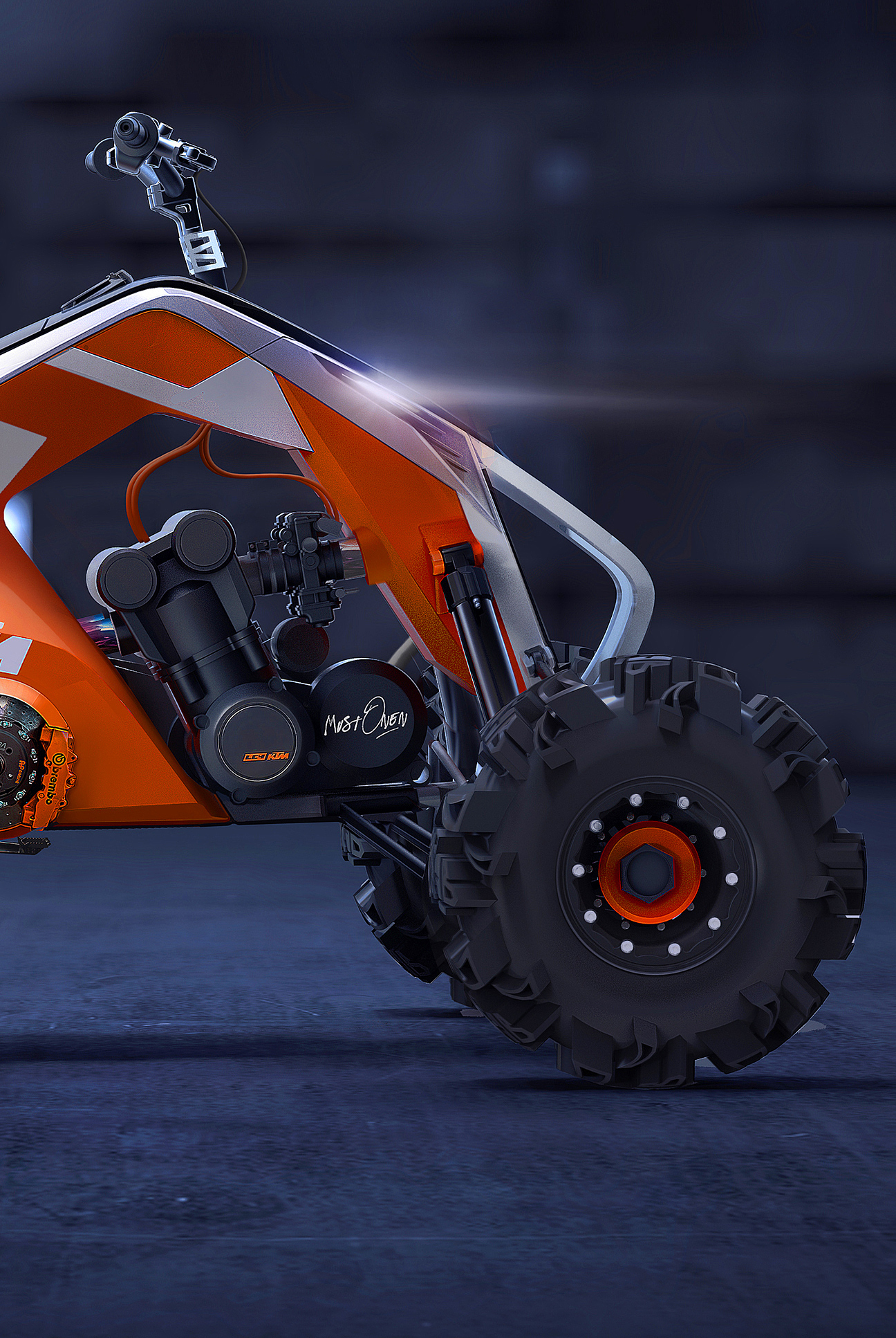 KTM X2 HYBRID，Hybrid electric vehicle，ATV snowmobile，vehicle，