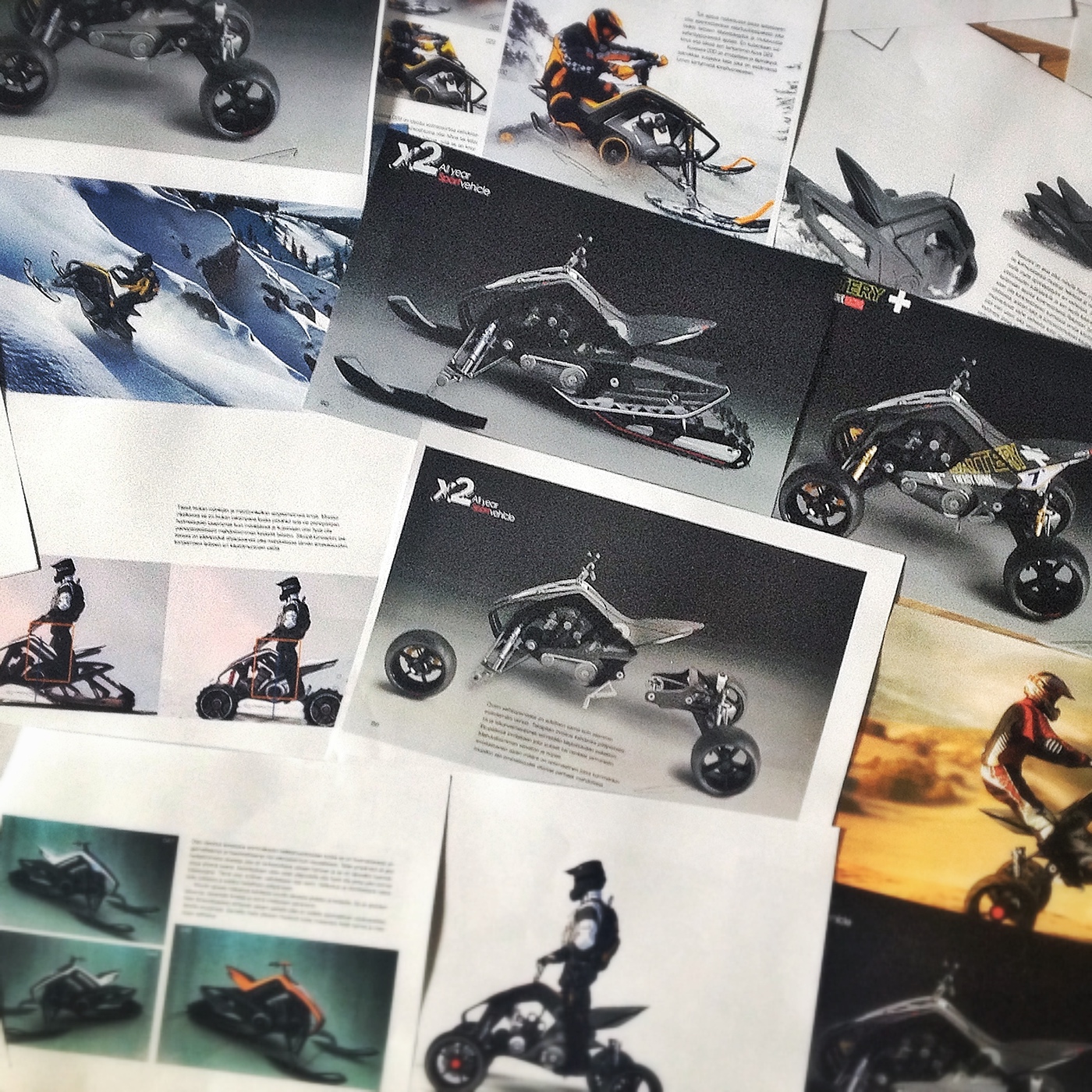 KTM X2 HYBRID，Hybrid electric vehicle，ATV snowmobile，vehicle，