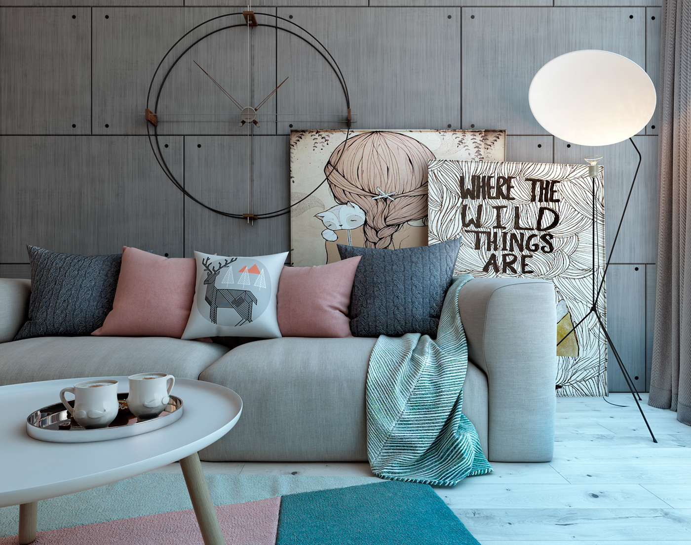 furniture，Home Furnishing，fresh，Sen NV，Illustration decoration，