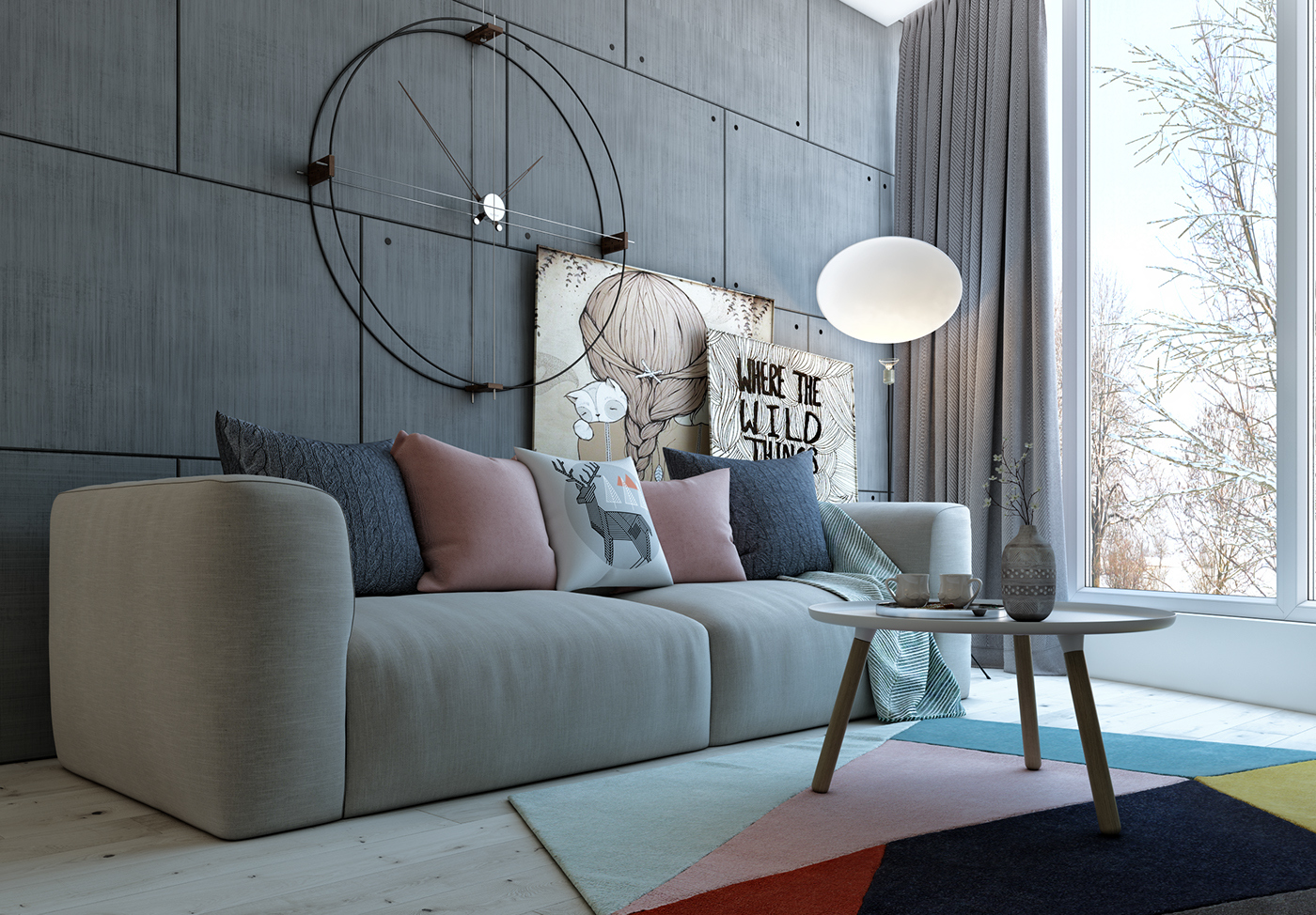 furniture，Home Furnishing，fresh，Sen NV，Illustration decoration，