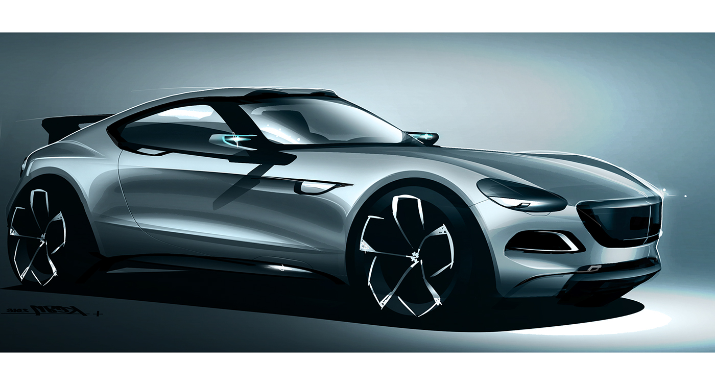 Graffiti，works，illustration，Side work，automobile，