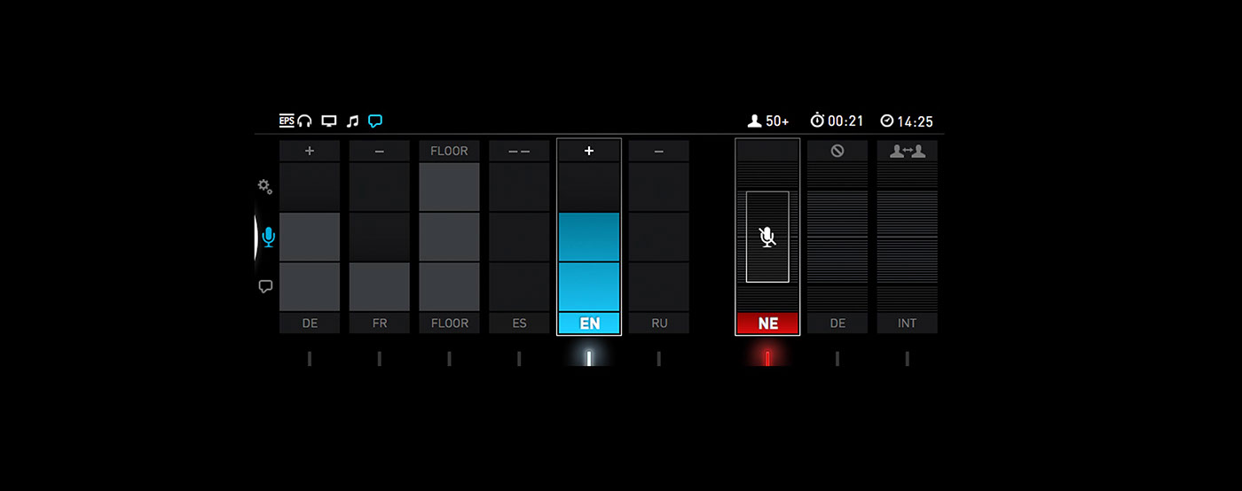 Televic，Translation desk，equipment，dialogue，
