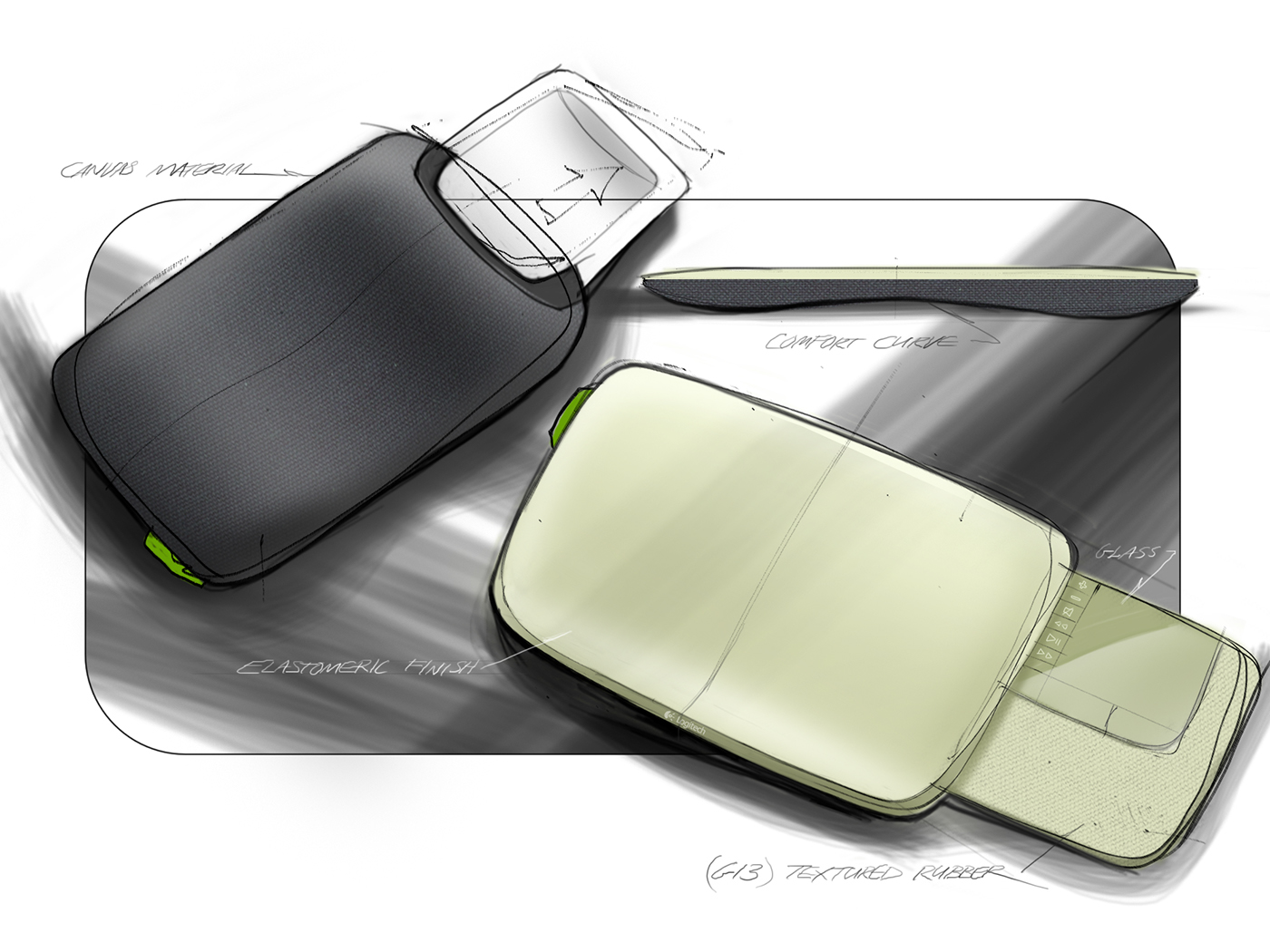 Logitech Lapde，wacom ，Digital plate，