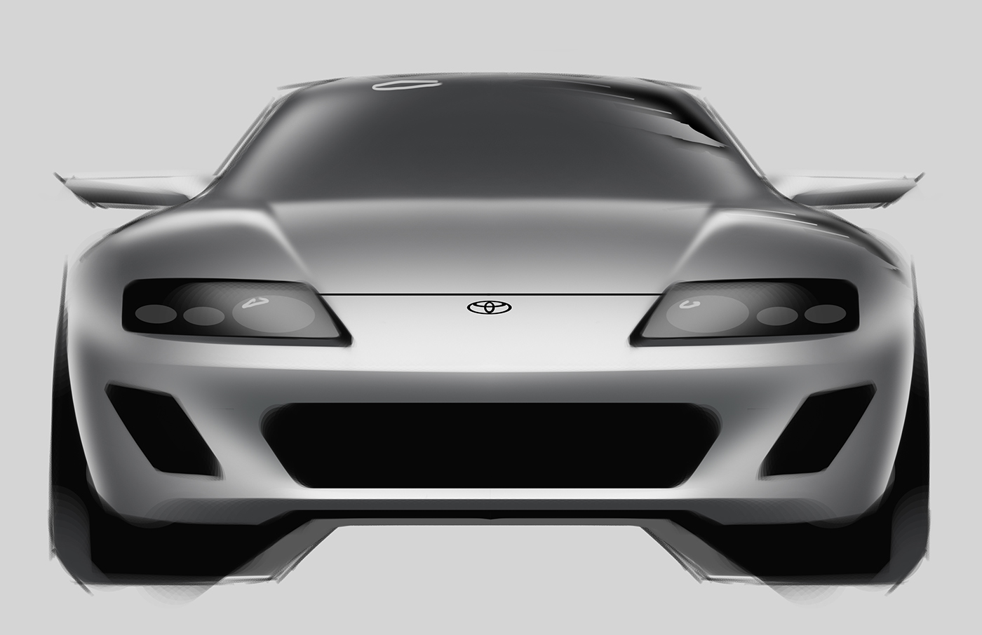 automobile，Hand drawn，informal essay，ps，